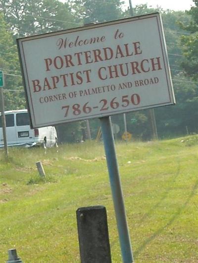 Porterdale Baptist Church Cemetery on Sysoon