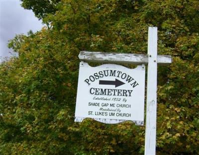 Possumtown cemetery on Sysoon