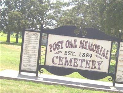 Post Oak Memorial Cemetery on Sysoon