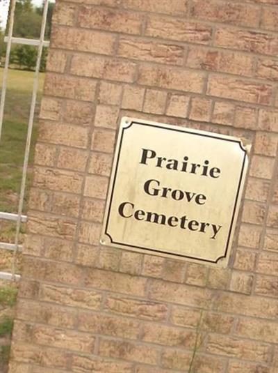 Prairie Grove Cemetery on Sysoon