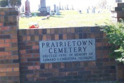 Prairietown Cemetery on Sysoon