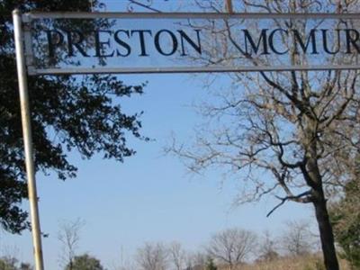 Preston-McMurry Cemetery on Sysoon