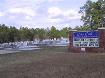 Cedar Creek Primative Baptist Church Cementery on Sysoon