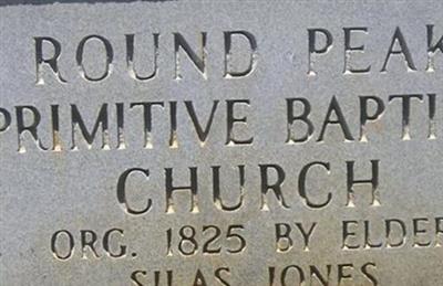 Round Peak Primitive Baptist Church Cemetery on Sysoon