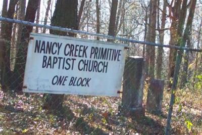 Nancy Creek Primitive Baptist Church Cemetery on Sysoon
