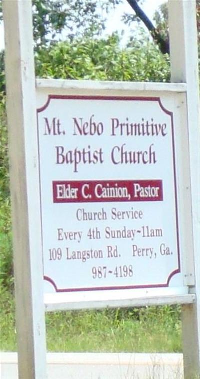 Mount Nebo Primitive Baptist Church Cemetery on Sysoon