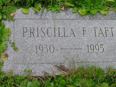 Priscilla F Taft on Sysoon