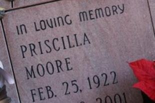 Priscilla Moore on Sysoon