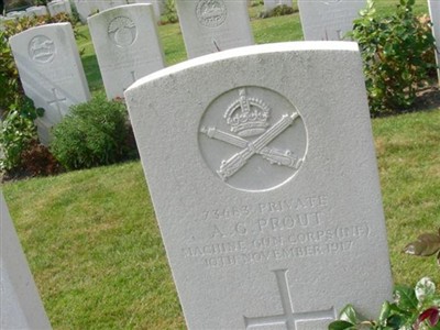 Private A G Prout on Sysoon