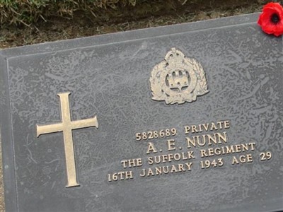 Private Albert Edward Nunn on Sysoon