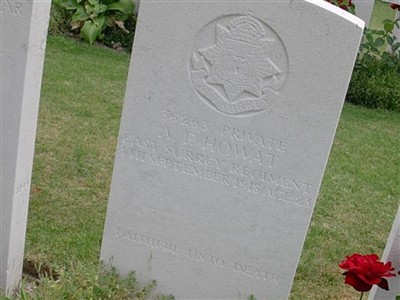 Private Archibald Ferguson Howat on Sysoon
