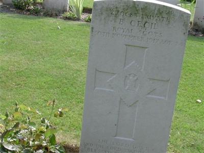 Private B Cecil on Sysoon