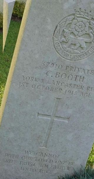 Private Cyril C Booth on Sysoon