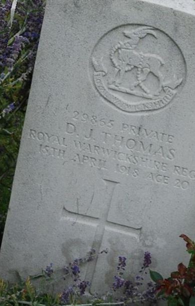 Private David James Thomas on Sysoon