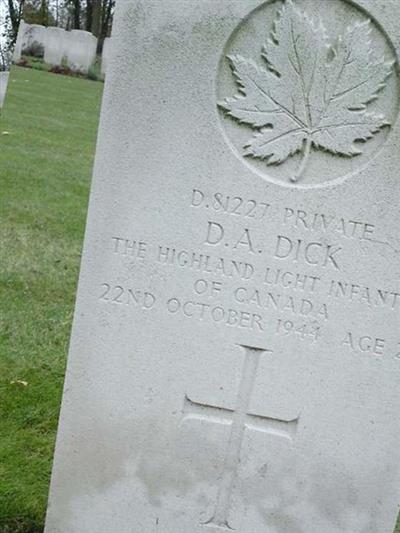 Private Douglas Alexander Dick, on Sysoon