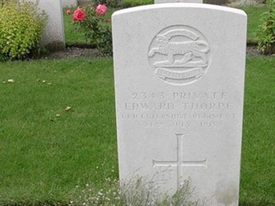 Private Edward Thomas Thorpe on Sysoon