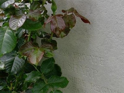 Private F H Sharp on Sysoon