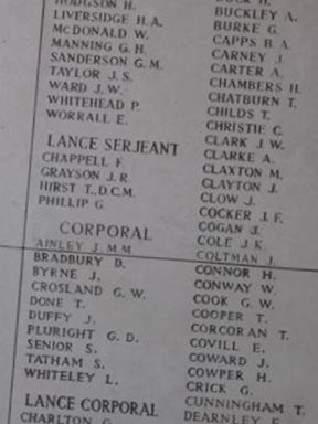 Private Frank Metcalfe Schofield on Sysoon