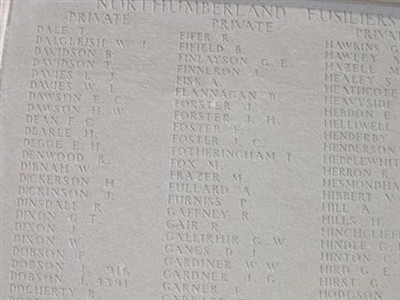 Private George Jameson Gibson on Sysoon