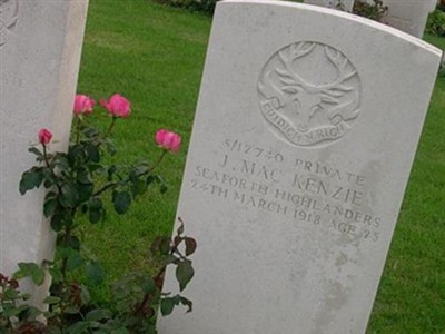 Private J Mackenzie on Sysoon