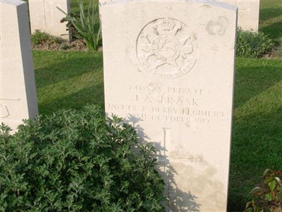 Private J A Trask on Sysoon