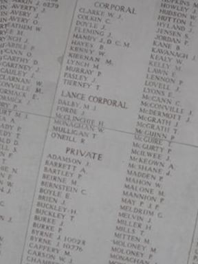 Private James Healy on Sysoon