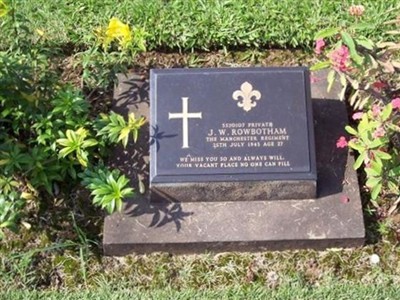 Private John William Rowbotham on Sysoon