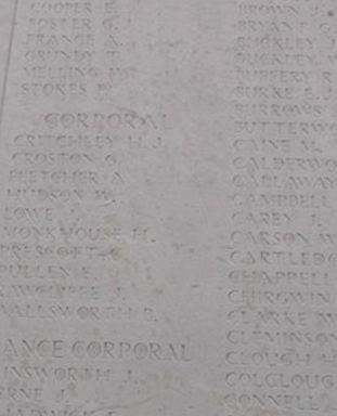 Private Joseph Lees Buckley on Sysoon
