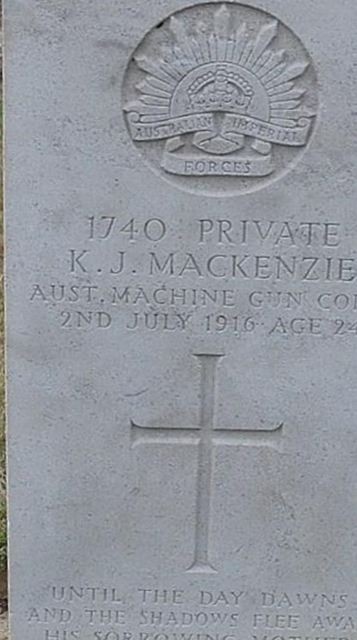 Private Kennith James MacKENZIE on Sysoon