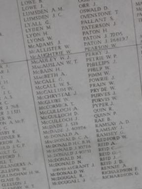 Private Matthew Johnston on Sysoon