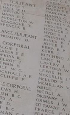 Private Patrick Glazebrook on Sysoon