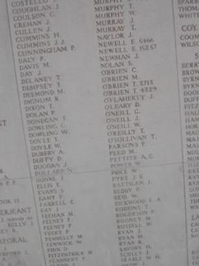 Private Patrick Rogerson on Sysoon