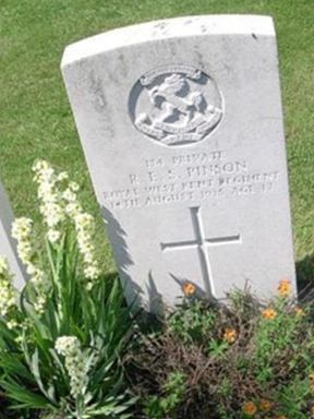 Private Reginald E. S. Pinson on Sysoon