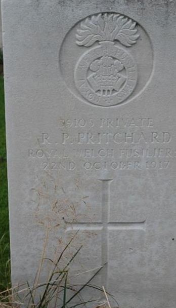 Private R P Pritchard on Sysoon