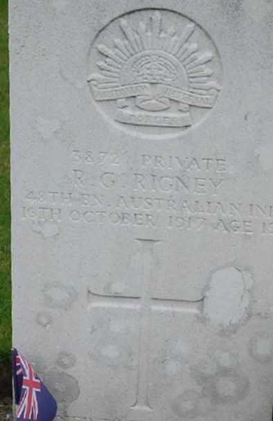 Private Rufus Gordon Rigney on Sysoon