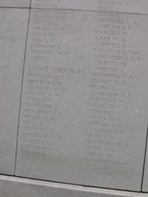 Private Samuel George Vance on Sysoon