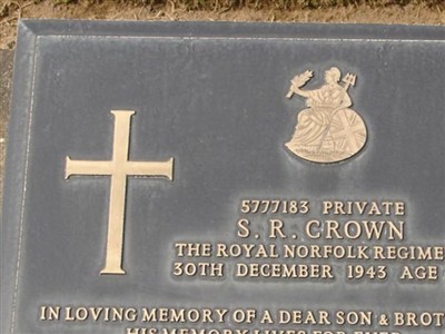 Private Sydney Reginald Crown on Sysoon
