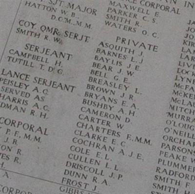 Private Walter Leslie Peake on Sysoon