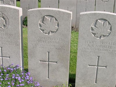 Private W H Ensor on Sysoon