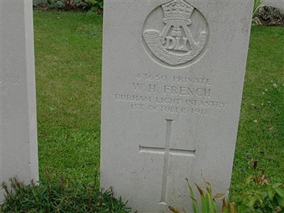 Private W H French on Sysoon