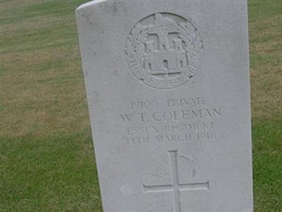 Private W T Coleman on Sysoon