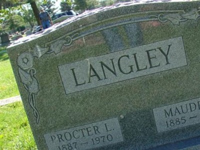 Procter L Langley on Sysoon