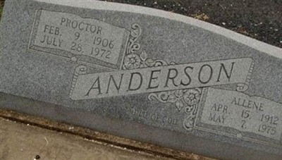Proctor Anderson on Sysoon