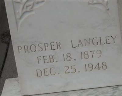 Prosper Langley on Sysoon