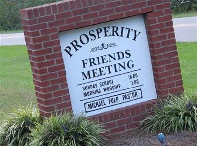 Prosperity Friends Meeting Cemetery on Sysoon