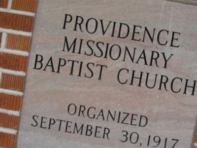 Providence Baptist Cemetery on Sysoon