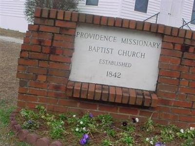 Providence Baptist Church Cemetery on Sysoon