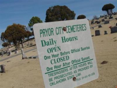 Pryor City Cemeteries on Sysoon