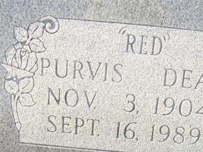 Purvis "Red" Dean on Sysoon