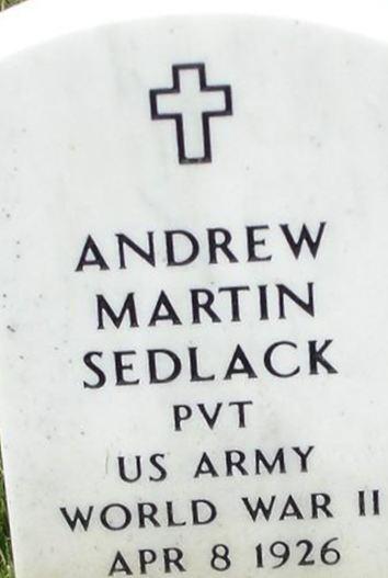 Pvt Andrew Martin Sedlack on Sysoon